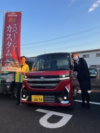 今日は新型スペーシアカスタムに乗ってみました！